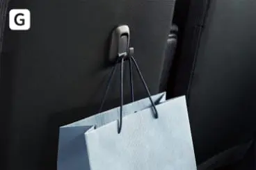 シートバックユーティリティフック