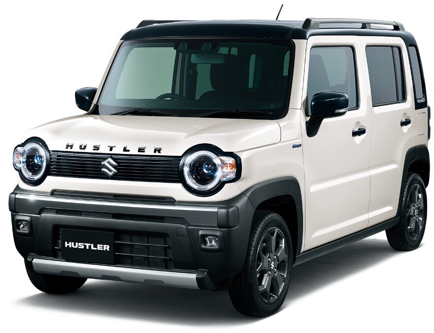 ハスラー タフワイルド ソフトベージュメタリック X ブラック2トーン