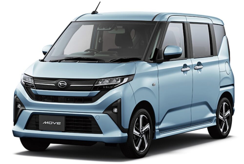 新型ムーヴ RS スカイブルーメタリック