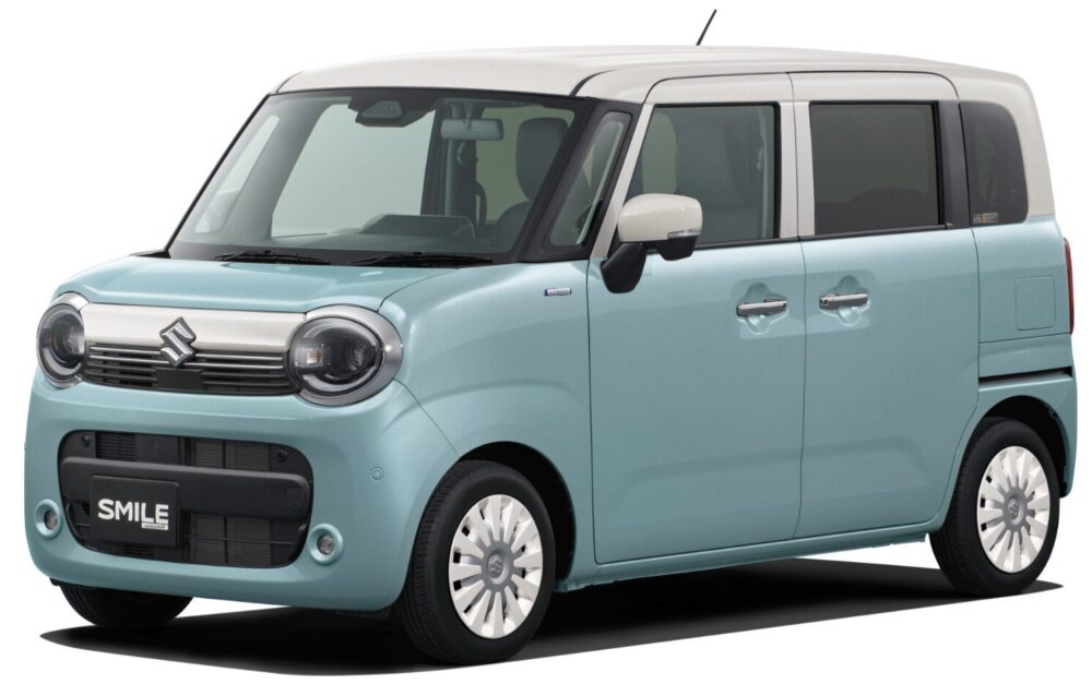 ワゴンRスマイル HYBRID クリーム オフブルーメタリッ ソフトベージュ2トーンルーフ