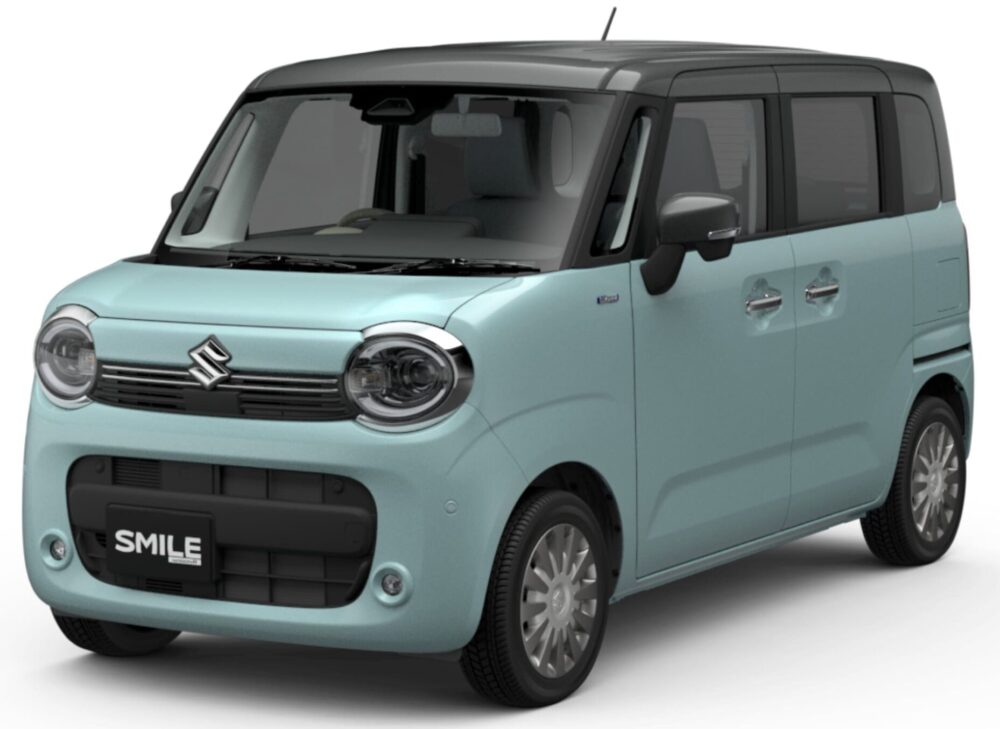 ワゴンRスマイル HYBRID X オフブルーメタリック ガンメタリック2トーンルーフ