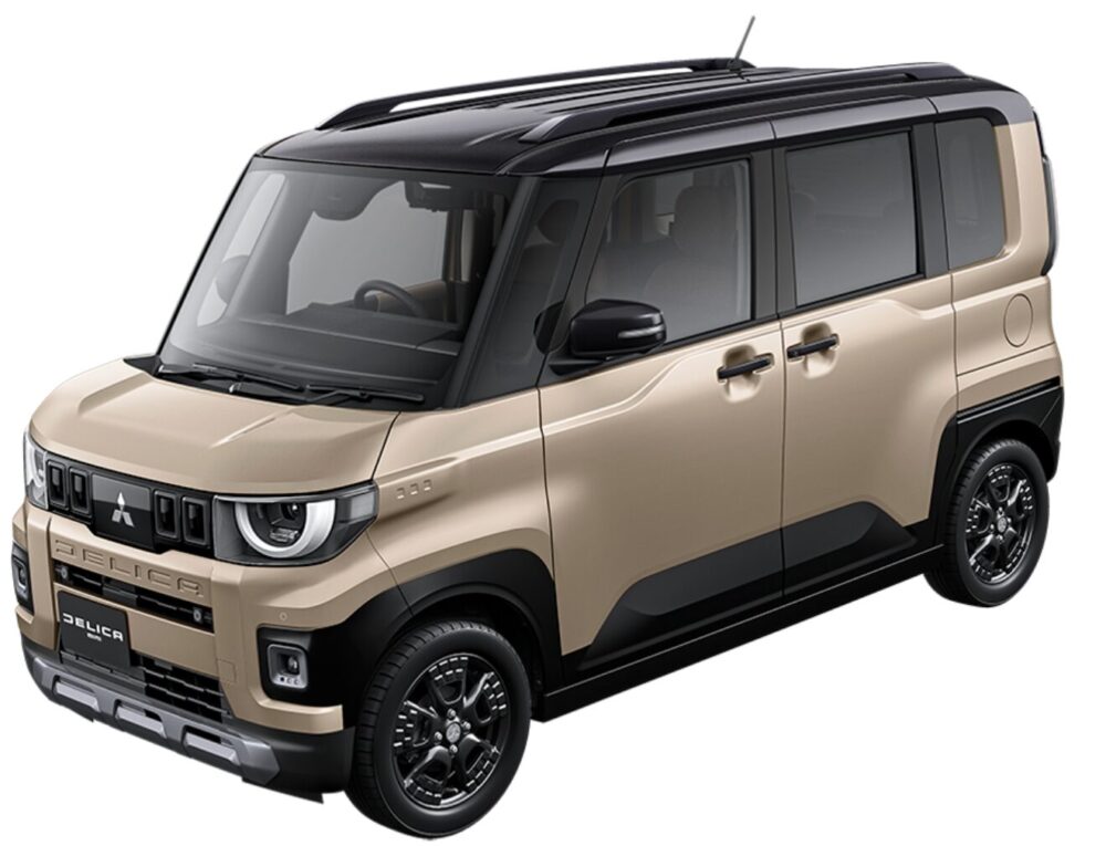 DELICA MINI サンドベージュパール Xブラックマイカ