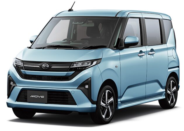 新型ムーヴ RS スカイブルーメタリック