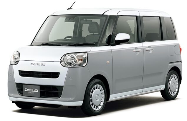 キャンバス ストライプス X シャイニングホワイトパール X スムースグレーマイカメタリック
