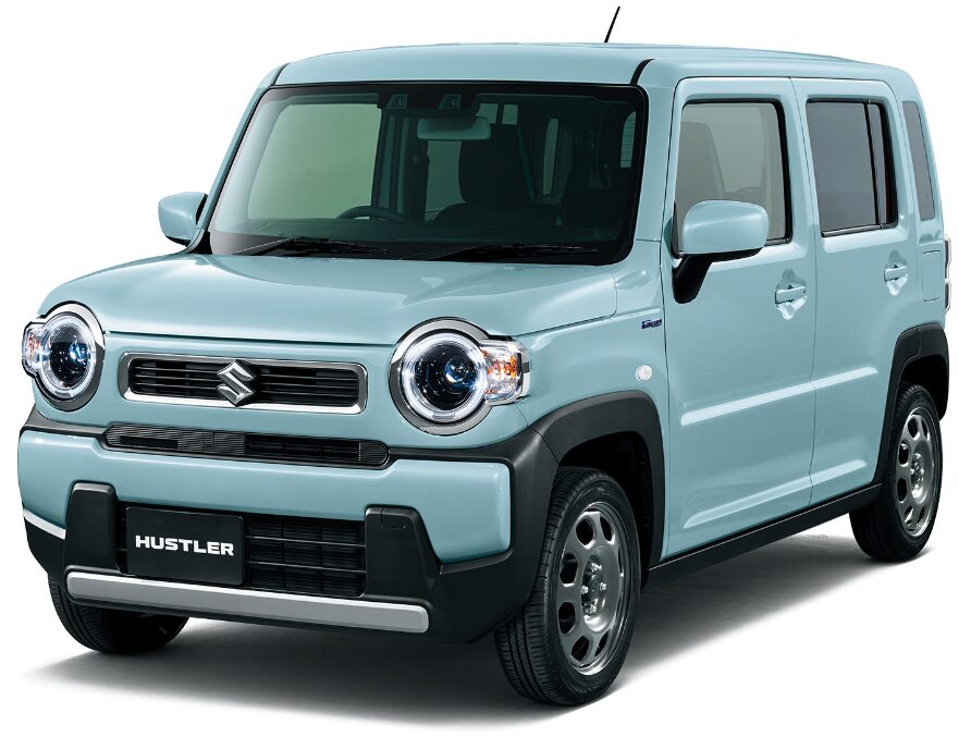 ハスラー HYBRID G オフブルーメタリック