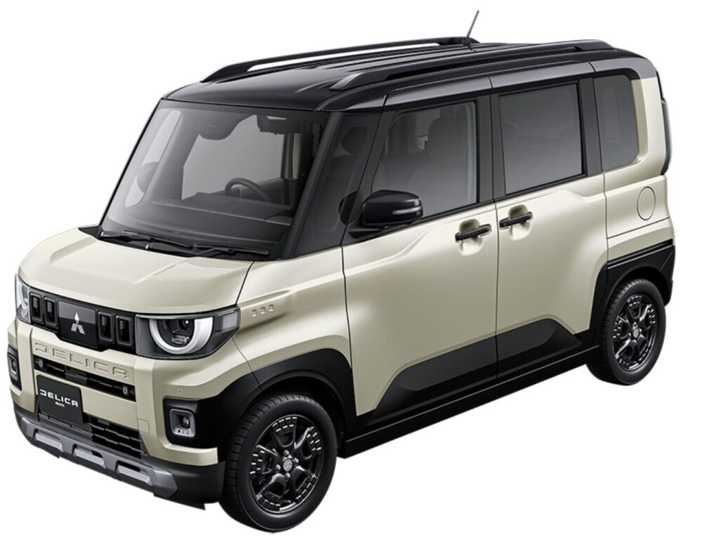 DELICA MINI ナチュラルアイボリーメタリック Xブラックマイカ