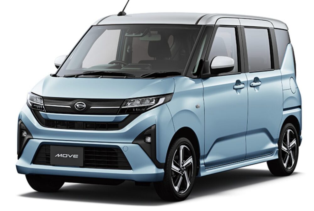 新型ムーヴ RS ブライトシルバーメタリック×スカイブルーメタリック