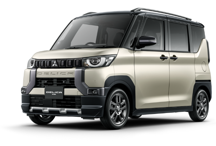 DELICA MINI ナチュラルアイボリーメタリック Xブラックマイカ