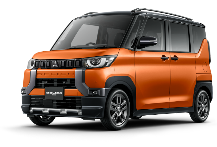 DELICA MINI サンシャインオレンジメタリック Xブラックマイカ