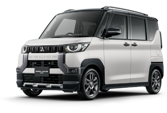 DELICA MINI ホワイトパール Xブラックマイカ