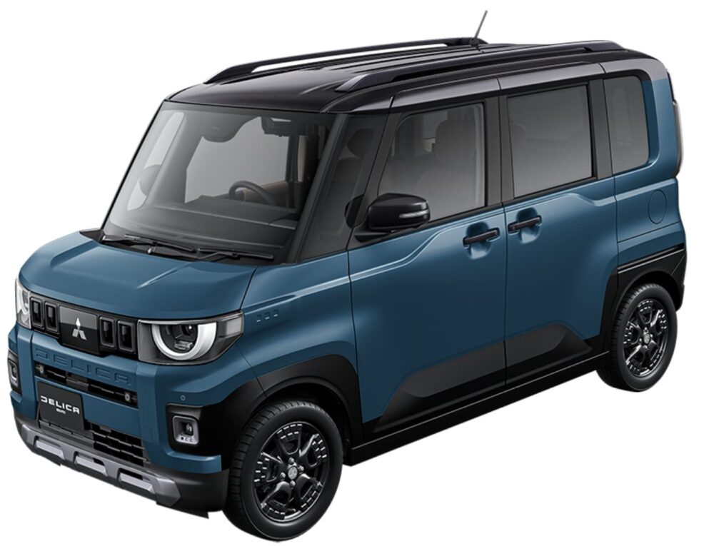DELICA MINI デニムブルーパール Xブラックマイカ