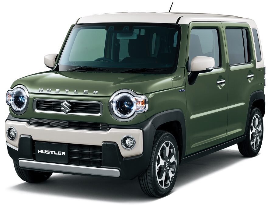 ハスラー HYBRID X クールカーキパールメタリック X ソフトベージュ2トーン