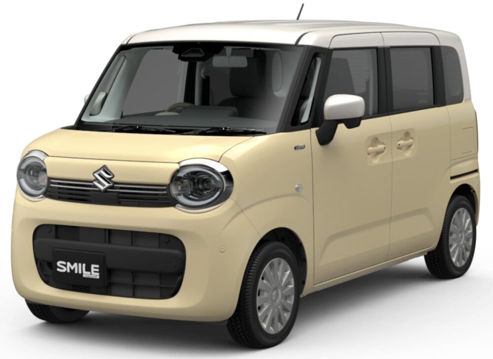 ワゴンRスマイル HYBRID S シフォンアイボリーメタリック ソフトベージュ2トーンルーフ